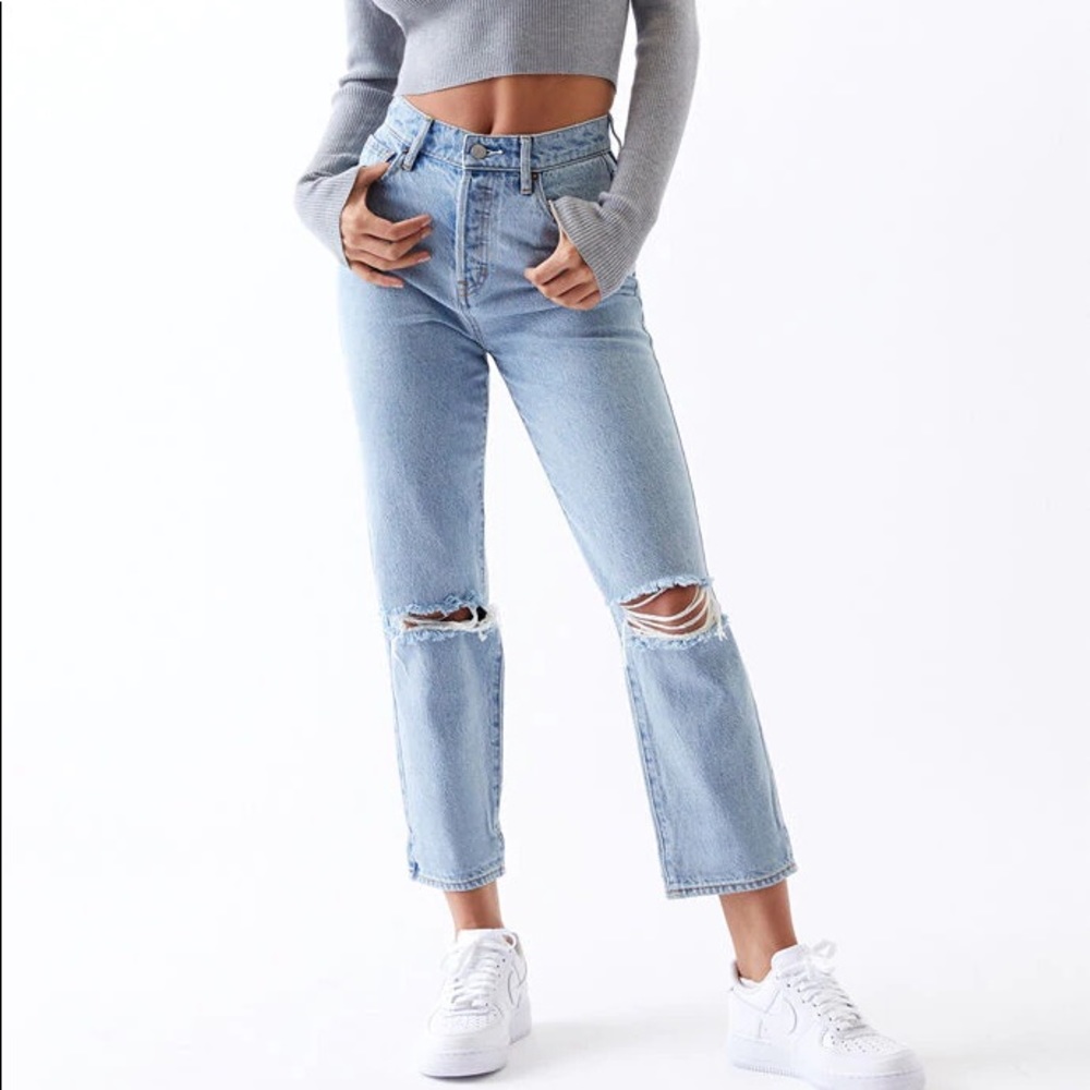 Pacsun High Rise Straight Jeans - Crop - 26W